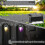 (8PCS)4 Pack Solar Pool Side Lightscolor Changing Waterproof Light Up Swimming Pool Accessories Night 4