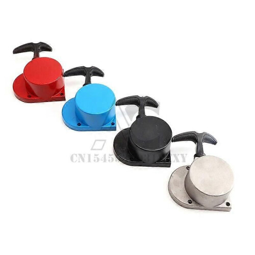 (black)Alloy Recoil Pull Start Starter For 50cc 60cc 66cc 80cc 2 Stroke Engine Motorized Bicycle Bike 1