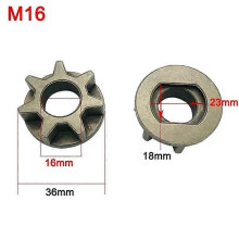 (M16)1PCS Kettenrad Kettensäge Getriebe Winkel Grinder Ersatz Getriebe Halterung M10 M14 M16 Power Werkzeug
