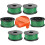 (4pcs)String Trimmer Spool Line for Black and Decker A6486 Autofeed Replacement Spools for GL7033 GL8033 2