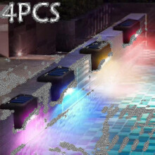 (4PCS)4 Pack Solar Pool Side Lightscolor Changing Waterproof Light Up Swimming Pool Accessories Night