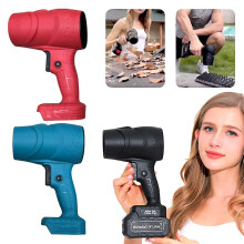 (Blu) Ventilatore a getto senza fili alimentato a batteria, mini ventilatore a getto alimentato a motore