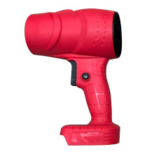 (Rosso) Soffiatore a getto senza fili alimentato a batteria, mini soffiatore a getto alimentato a motore