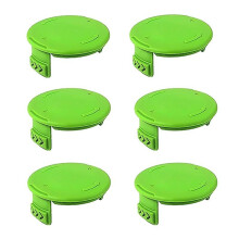 (6 Stück) 6 Stück Kunststoff-Spulenkappe für Greenworks BST4000 / ST40L00 / 2100702 Rasenmäherteil,
