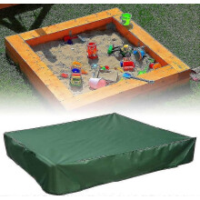 (150x150cm-groen)150x150 cm Groene Oxford waterdichte zandbakhoes met 70% UV-bescherming en trekkoord{jkw}