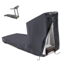 (200*95*110 cm-Zwart) Waterdichte loopbandhoes, stofkap voor buiten- en binnentrainingsapparaat