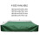 (120*120cm-Black)Sandpit Cover Waterproof Dustproof Uv Square Pool Cover With Drawstring For Sandpit, 5