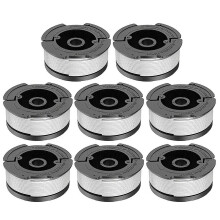 (8 Stück) 8-teilige Ersatzspule für Black & Decker GH400 / GH500 / GH600 Rasenmäher-Drahtrollen, AF-100-3Z