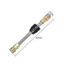 (Red)10cm Spear Rod Lance Adapter For High Pressure Washer Gun With 1/4 Quick Connnection For Karcher
