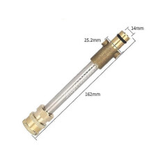 (Green)10cm Spear Rod Lance Adapter For High Pressure Washer Gun With 1/4 Quick Connnection For Karcher