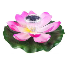 (Pink) Solar-Wasserschwimmerlicht für den Außenbereich, Party-Teich-Lichtdekoration, Lotus-Nachtlicht