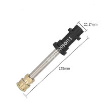 (Purple)10cm Spear Rod Lance Adapter For High Pressure Washer Gun With 1/4 Quick Connnection For Karcher