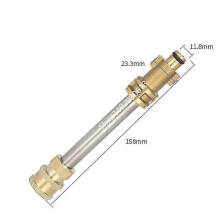 (Blue)10cm Spear Rod Lance Adapter For High Pressure Washer Gun With 1/4 Quick Connnection For Karcher