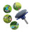 (Blue)Lawn Mower Blade Sharpener Kits,Quickly Make Blunt Blades Sharper,Universal Blade Sharpeners for 4
