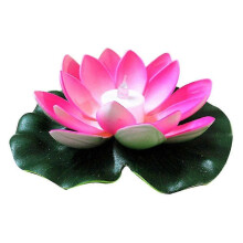 (Farbverlauf) Künstliche Lotusblume Led Licht Schwimmbad Garten Teich Schwimmende Blumenlampe Hy