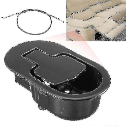 (Grey)Sofa Recliner Handle With Release Lever Trigger Cable