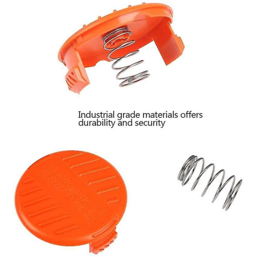 (1)Thread Spools Black Decker Trimmer Spool (8pcs Thread Spools,1 Coil Cover,1 Spring) 2