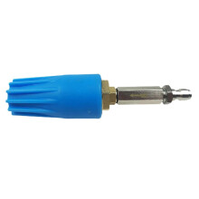 (Blue)Pressure Washer Rotating Nozzle with 1/4" Quick Connector for Cleaning Brick Red