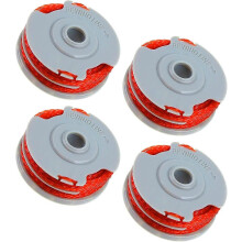 (4 Spulen) Flymo Fly021 Doppelschnur 0062 16ft F016800385 Spulenschnüre Kompatibel mit Contour 500 Xt