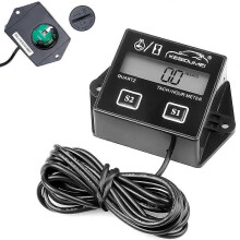 (KEINE Clip-Batterie) Induktions-Puls-Drehzahlmesser, Motor, Benzin, digitaler Motor-Drehzahlmesser,