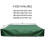 (150*150cm)Sandpit Cover Waterproof Dustproof UV Protection Square Pool Cover with Drawstring for Sandpit, 5