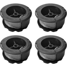(4 Spulen) F016800570 Ersatz-Trimmerspule 16 mm 6 m für Bosch Universal GrassCut 18 18-26 18-260