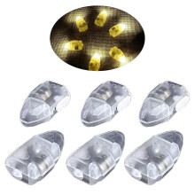 (Warmweiß) 50 Stück LED-Ballonlicht mit Schalter, Farbwechsel, batteriebetrieben, helle Laterne, Docht,