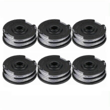 (6 Stück) 6 Stück F016800351 Rasenmäher-Spulen-Set für Bosch ART 30-36 LI / ART 24 / ART 30 Rasenmäher-Trimmerspule