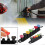 (5pcs Set)Nozzle Tips Kit with Holder Universal Power Washer Nozzle Tips Kit for Gutter Cleaning 4