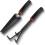 Manual Weeder Tool, 2 Pieces Garden Handheld Weeder Y-Shape Quick Effortless Multifunctional Weeding 1