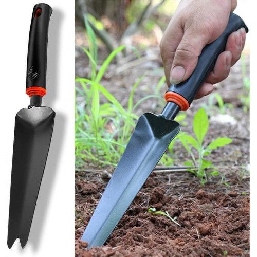 Manual Weeder Tool, 2 Pieces Garden Handheld Weeder Y-Shape Quick Effortless Multifunctional Weeding 1