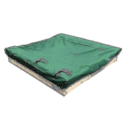 (120x120-Green)Waterproof Dustproof Sandpit Pool Cover 2