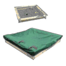 (120x120-Green)Waterproof Dustproof Sandpit Pool Cover
