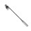 (40cm-Silver)Uprooting Weeding Tool Garden Rake with Long Handle High Strength Polished Surface Weed 1