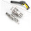 (Connector B)Power Washer Quick Connect Adapter 3/8" High Pressure Washer Quick Connector Connector 5