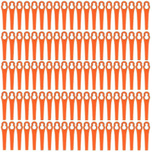 100 Pieces Replacement Blades For Your, Plastic Blades For Cordless Grass Trimmers