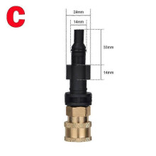 (C) Hochdruckreiniger-Adapter auf 14-Zoll-Schnellverschluss-Düse für Karcher Bosch Ar Blue Lavor Interskol