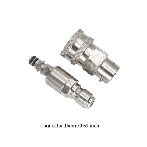 (Connector Set)Power Washer Quick Connect Adapter 3/8" High Pressure Washer Quick Connector Connector 1