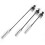(50cm-Silver)Uprooting Weeding Tool Garden Rake with Long Handle High Strength Polished Surface Weed 5