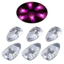 (Rosa) 50 stücke Led Ballon Licht Mit Schalter Farbwechsel Batterie Powered Helle Laterne Docht Party