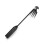 (30cm-Black)Uprooting Weeding Tool Garden Rake with Long Handle High Strength Polished Surface Weed 1