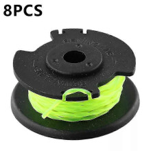 (8pcs)For Ryobi RLT36B33 / RY36LT33A-0 36V Lawn Mower 3 Line Spool + 1 Spool Cap Part, RAC143 DCQW