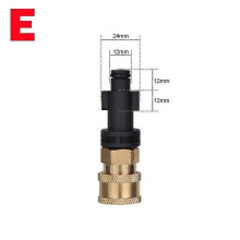 (E) Hochdruckreiniger-Adapter auf 14" Schnellverschluss-Anschlussdüse für Karcher Bosch Ar Blue Lavor