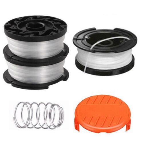 (package2)3/6Pack For Black & Decker Replacement String Trimmer Line Spool AF-100 Eater For Cordless 1