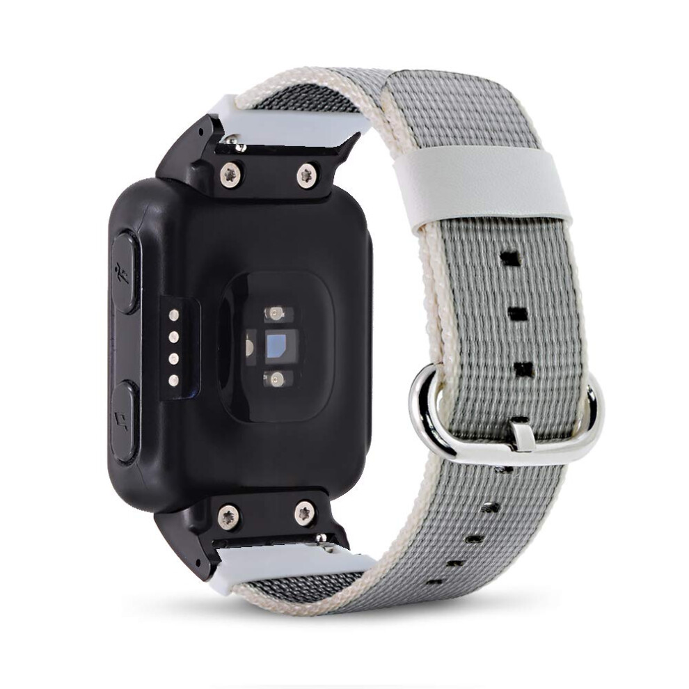 C2d Joy Classic Nylon Weave Band Compatible With Garmin Forerunner 35 Approach S10 Watch Band Replacement Accessory Smartwatch Strap With Adapter 5059116286254