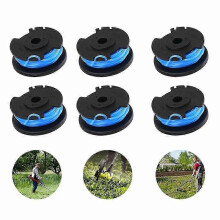 (6pc)String Trimmer Line For Ryobi One+ Ac14rl3a .065 Line And Spool For Ryobi 18 24