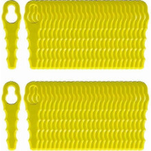 ZENGO Pack of 60 Replacement Blades Compatible for Ryobi Edger, Double Head Serrated Blades RAC155 RAC157
