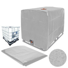 (silver)1000 liters IBC container aluminum foil waterproof and dustproof cover rainwater tank Oxford