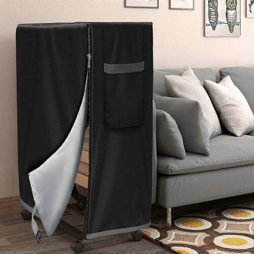 Waterproof Oxford Fabric Folding Bed Storage Bag, Adjustable Protective Cover for Rollaway Bed & Tools 2