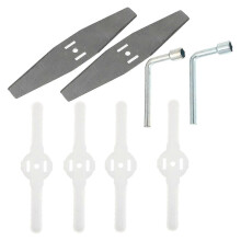 12 Pcs Elektrische Rasenmäher Mäher Schneiden Klingen Trimmer Versorgung Mäher Ersatz Klingen Rasenmäher